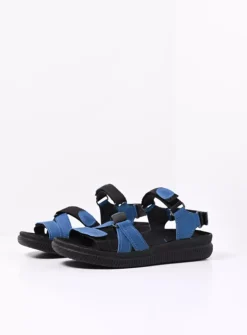 Wolky Action Lady - jeans gevet leer<DAMES Sandalen
