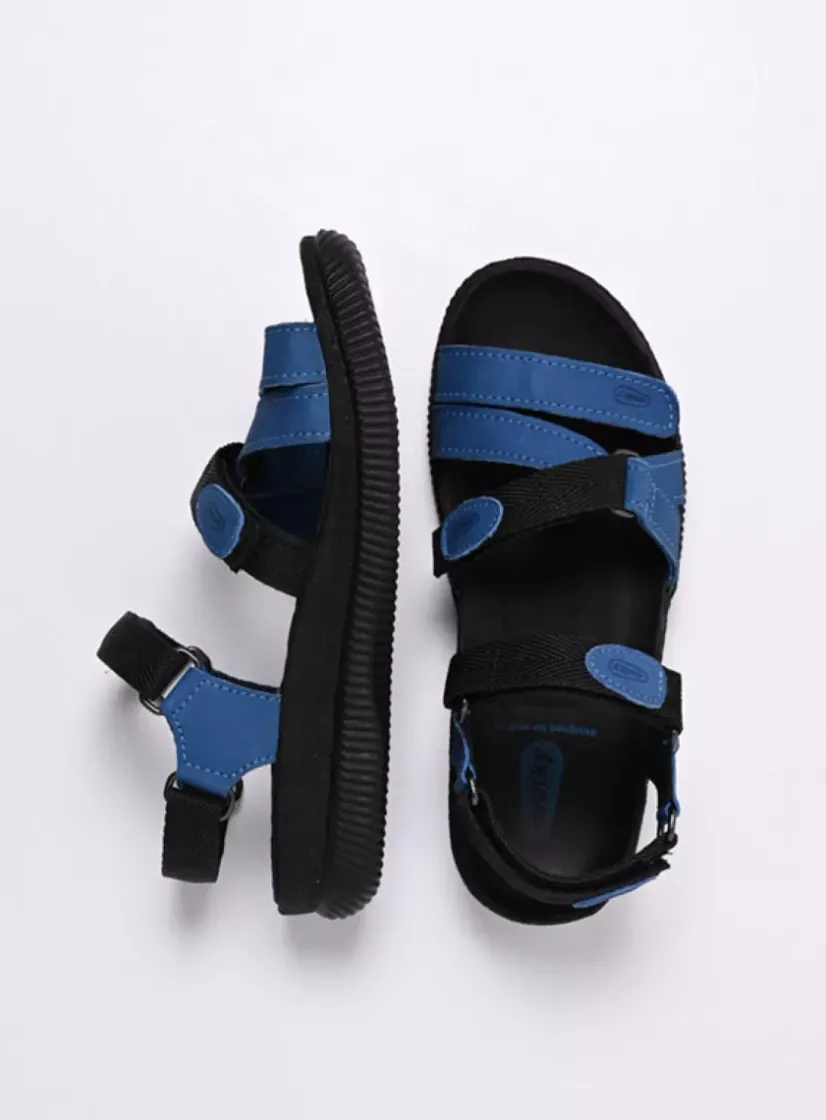 Wolky Action Lady - jeans gevet leer<DAMES Sandalen