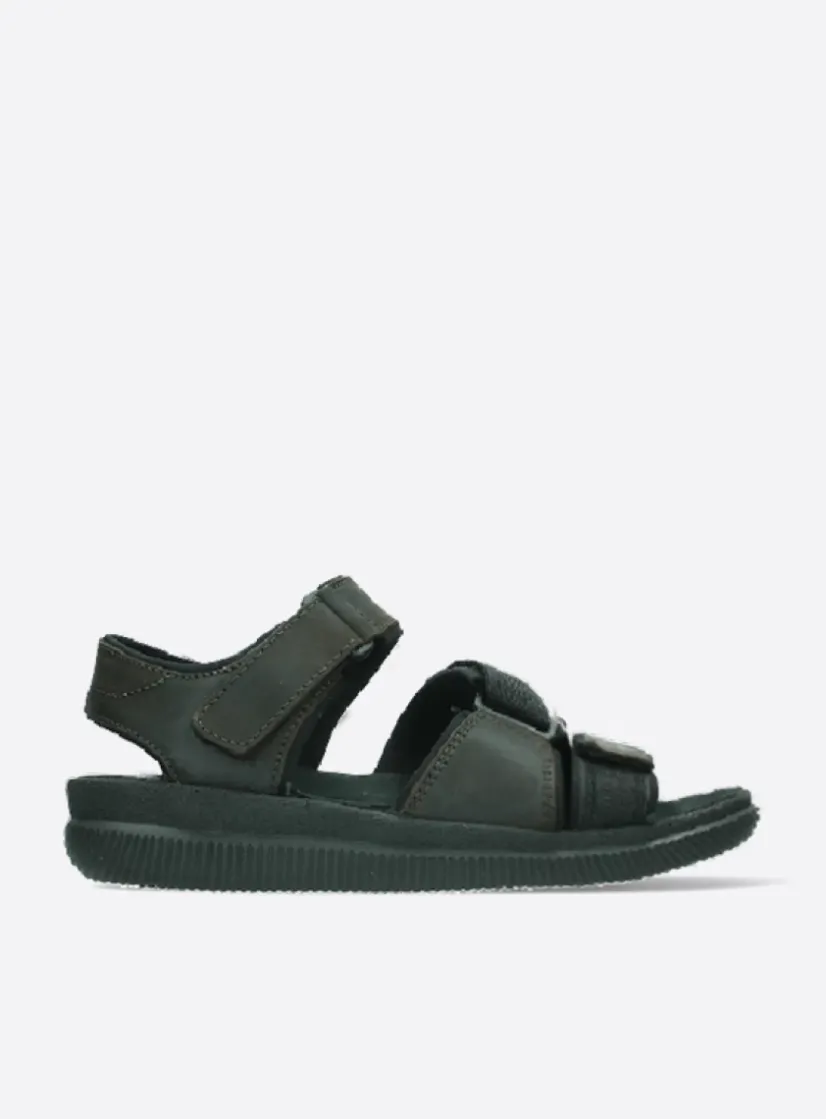 Wolky Active Men - bruin gevet leer<Heren Sandalen Voor Heren
