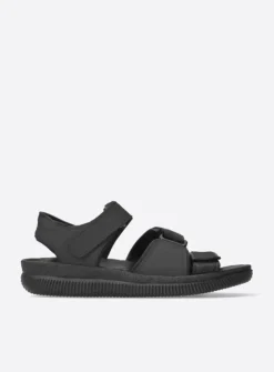 Wolky Active Men - zwart gevet leer<Heren Sandalen Voor Heren