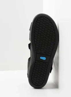 Wolky Active Men - zwart gevet leer<Heren Sandalen Voor Heren