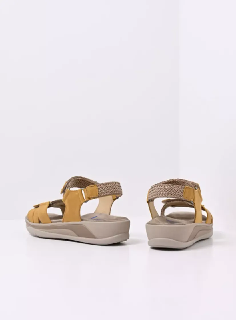 Wolky Acula - amber nubuck<DAMES Sandalen