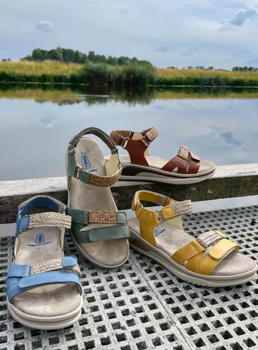 Wolky Acula - amber nubuck<DAMES Sandalen
