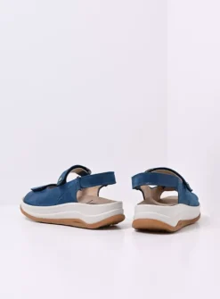 Wolky Adura - blauw effectleer<DAMES Sandalen