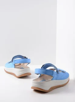 Wolky Adura - hemelsblauw nubuck<DAMES Sandalen