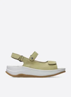 Wolky Adura - lichtgroen nubuck<DAMES Sandalen