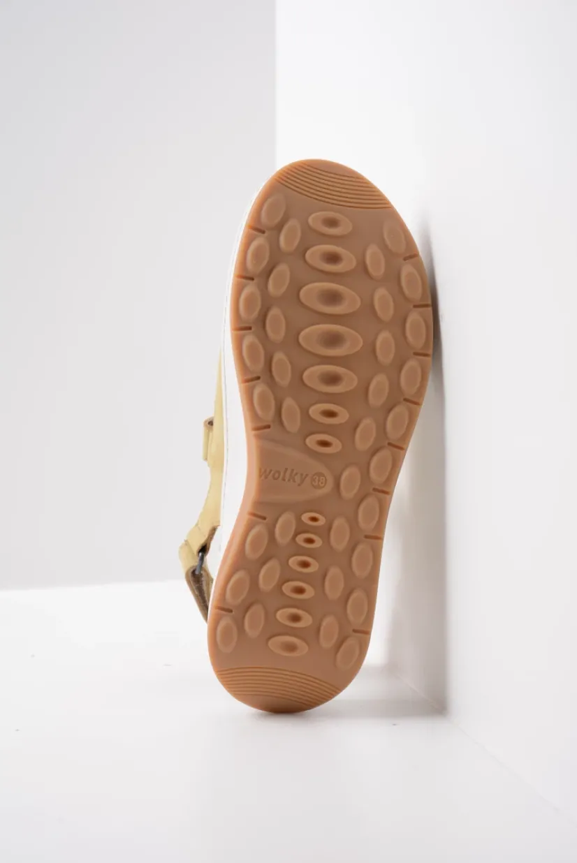 Wolky Adura - lichtgroen nubuck<DAMES Sandalen