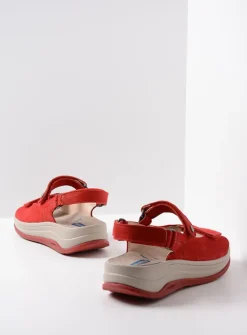 Wolky Adura - rood nubuck<DAMES Sandalen
