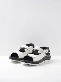 Wolky Adura - wit leer<DAMES Sandalen
