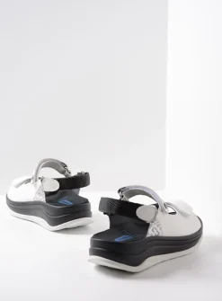 Wolky Adura - wit leer<DAMES Sandalen