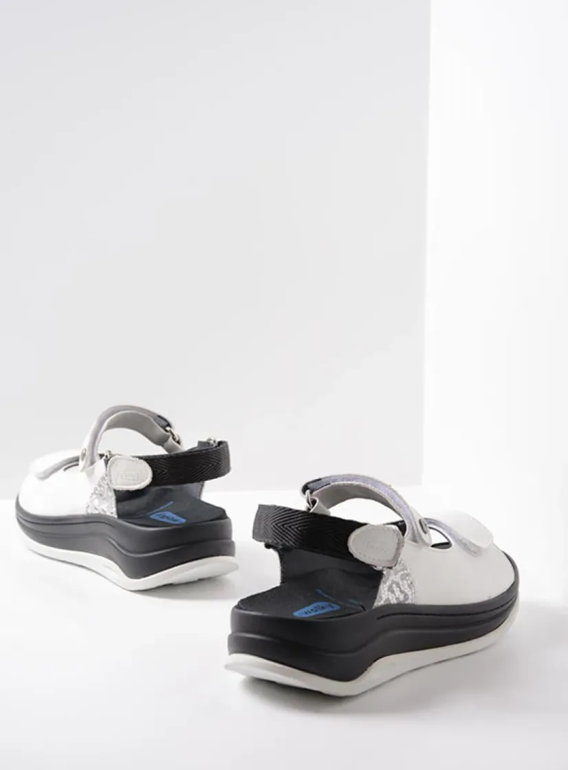 Wolky Adura - wit leer<DAMES Sandalen