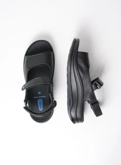 Wolky Adura - zwart leer<DAMES Sandalen