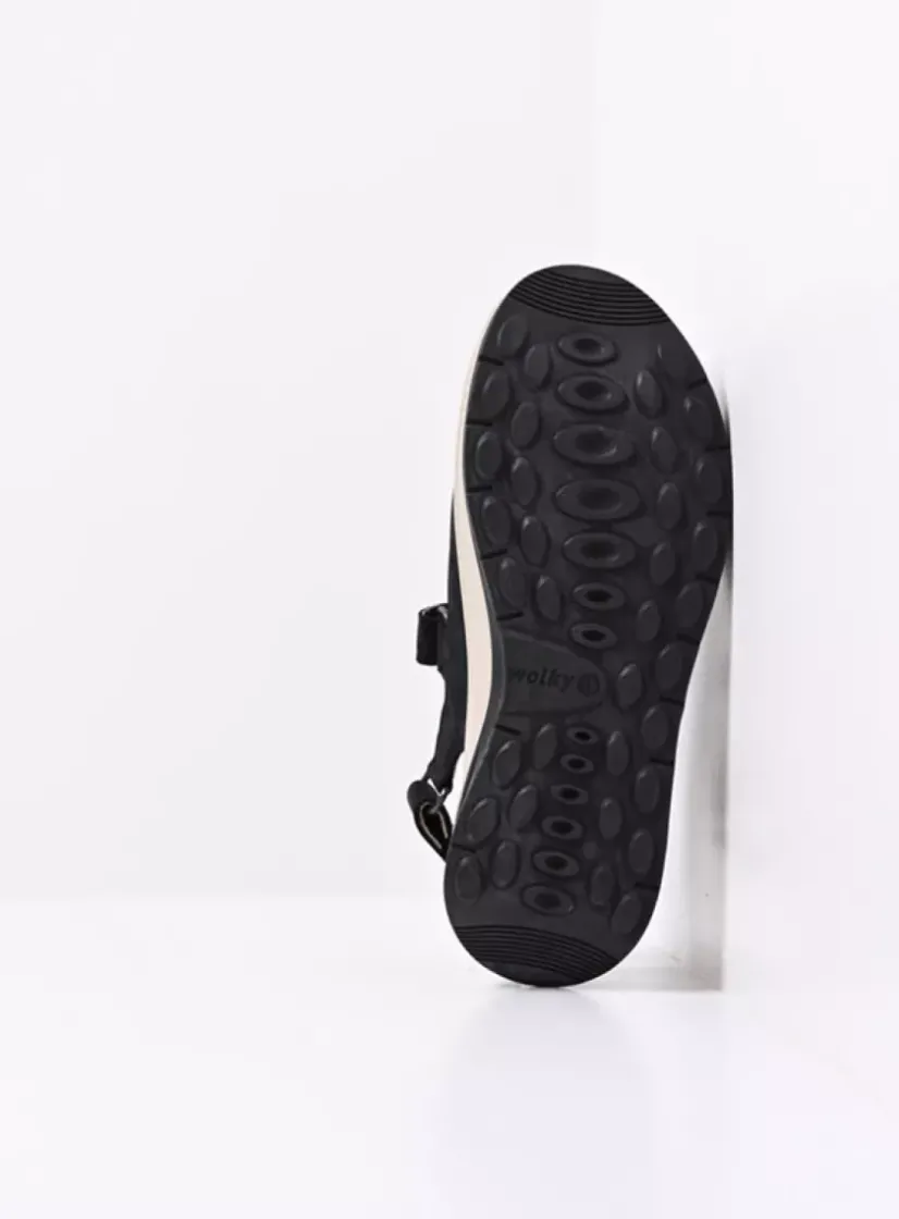 Wolky Adura - zwart nubuck<DAMES Sandalen