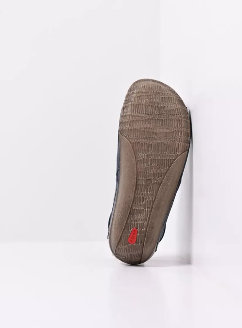 Wolky Alberta - denim leer<DAMES Sandalen