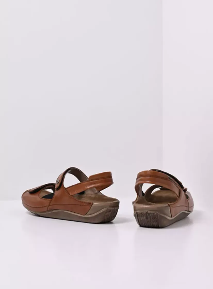 Wolky Alberta - naturel leer<DAMES Sandalen