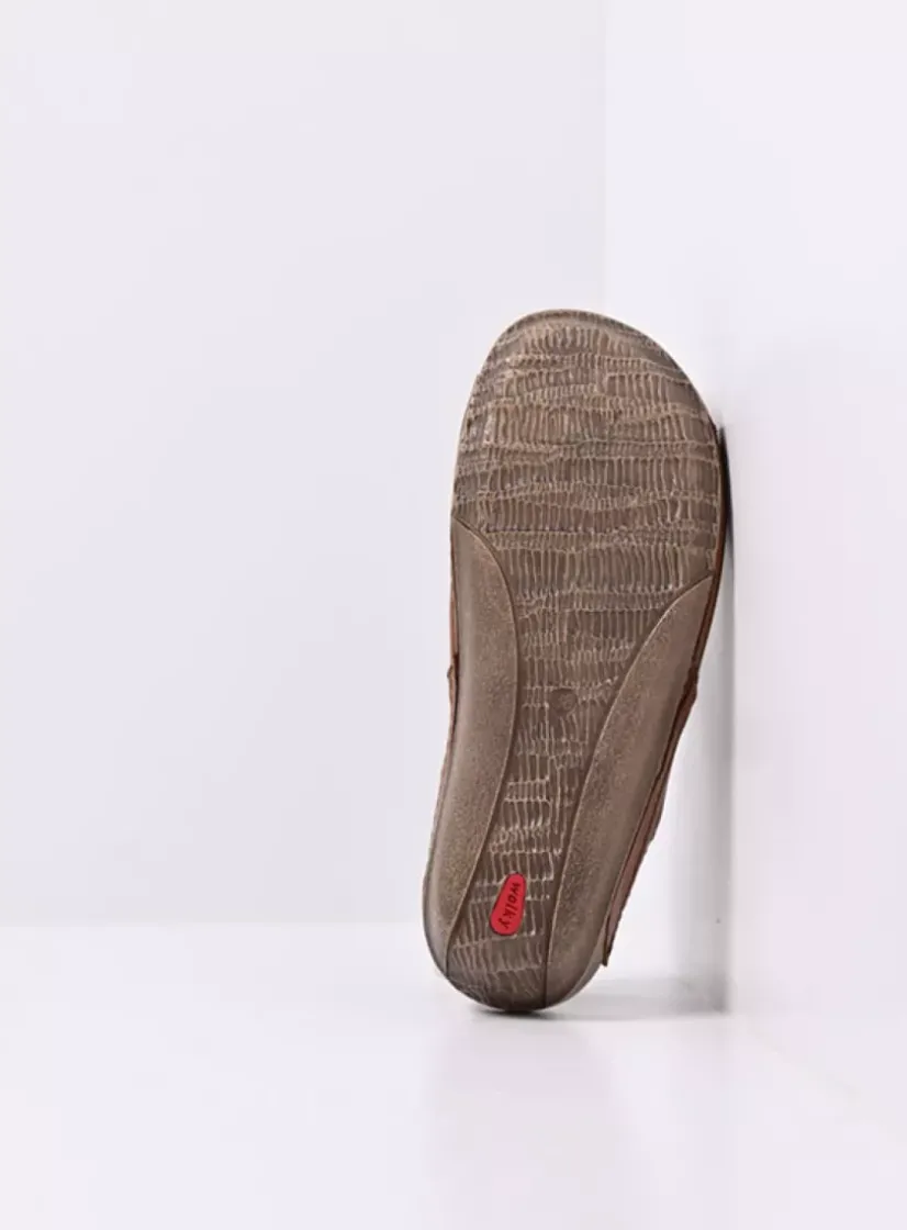 Wolky Alberta - naturel leer<DAMES Sandalen