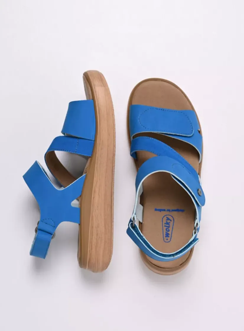 Wolky Amara - hemelsblauw biocare<DAMES Sandalen