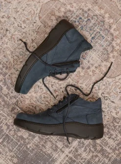 Wolky Annemarie XW - denim nubuck<DAMES Hoge Veterschoenen|Wandelschoenen