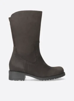Wolky Ansina F2F - bruin nubuck<DAMES Halfhoge Laarzen|Herfst/Winter