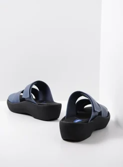 Wolky Aporia - jeans leer<DAMES Slippers