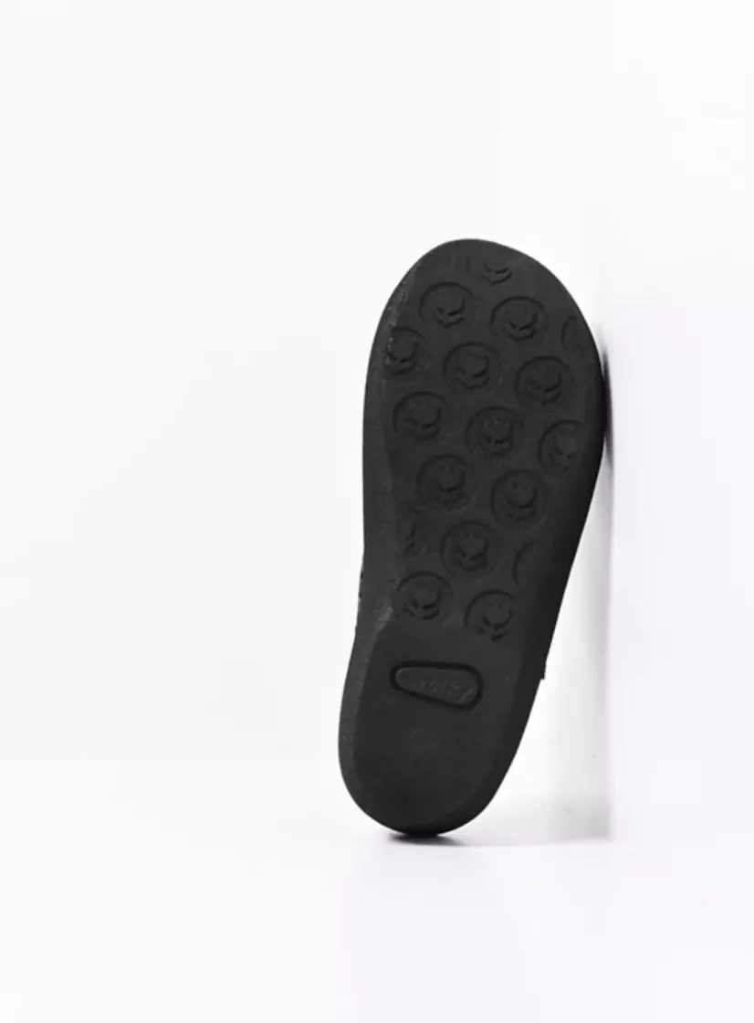 Wolky Aporia - zwart/multi flower nubuck<DAMES Slippers