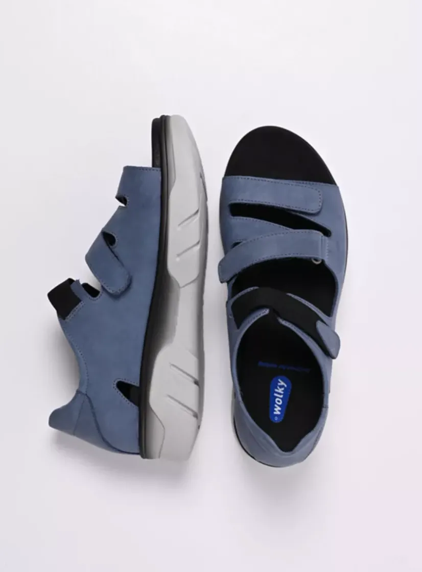 Wolky Blaze - jeans nubuck<DAMES Sandalen