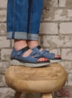 Wolky Blaze - jeans nubuck<DAMES Sandalen