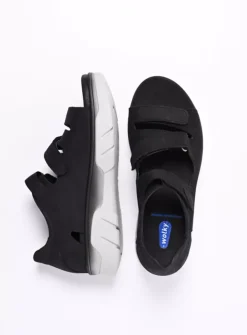 Wolky Blaze - zwart nubuck<DAMES Sandalen