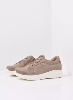 Wolky Blitz - safari effectleer<DAMES Lage Veterschoenen|Sneakers