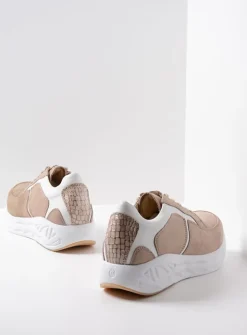 Wolky Bounce - safari nubuck<DAMES Lage Veterschoenen|Wandelschoenen