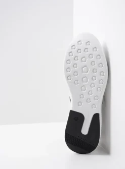 Wolky Bounce - wit/zwart leer<DAMES Lage Veterschoenen|Wandelschoenen