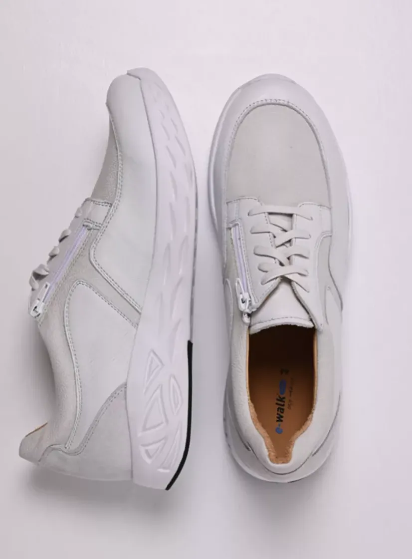 Wolky Bounce Men S2F - wit/gebroken wit combi stretch<Heren Veterschoenen Heren|Sneakers Heren