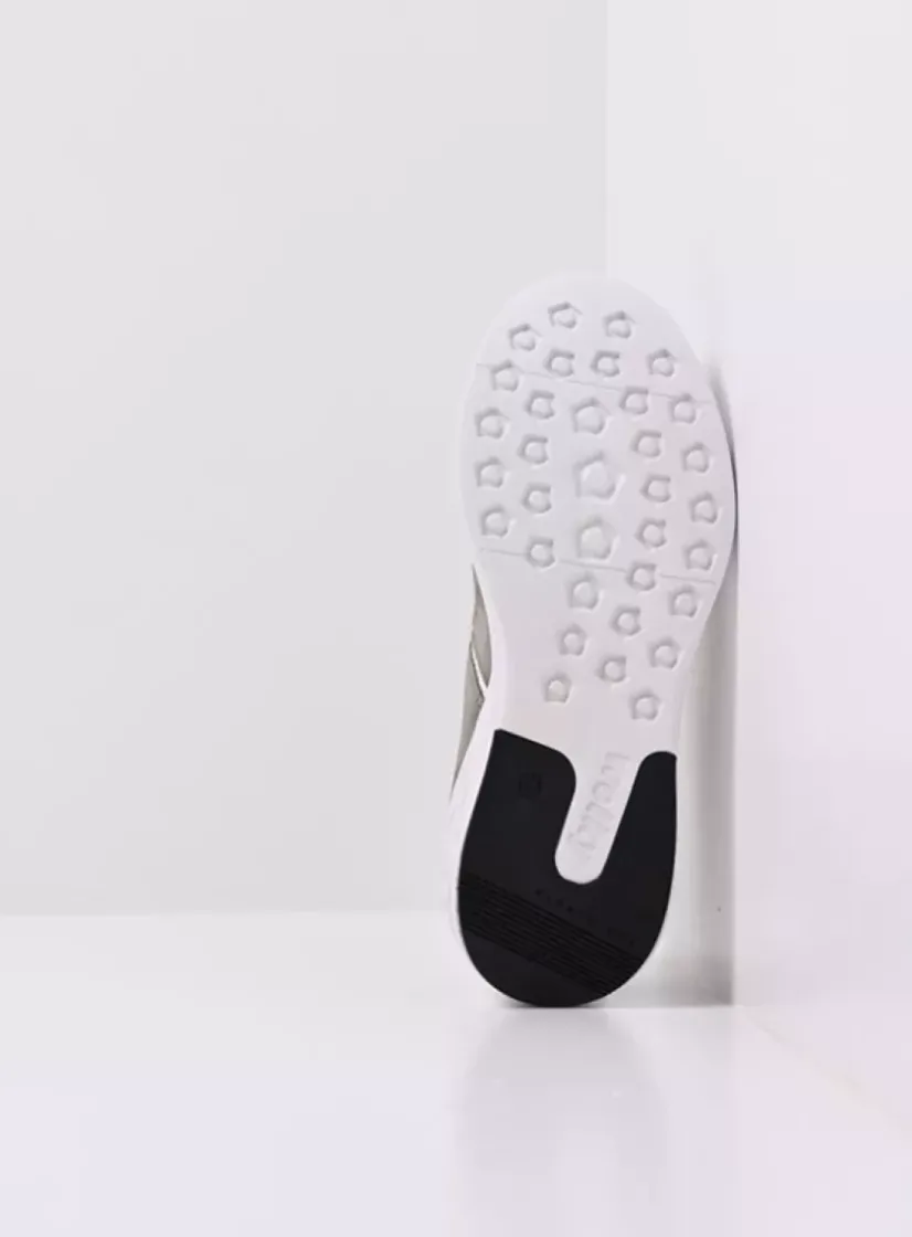 Wolky Bounce S2F - grijsgroen stretchleer<DAMES Wandelschoenen|Sneakers