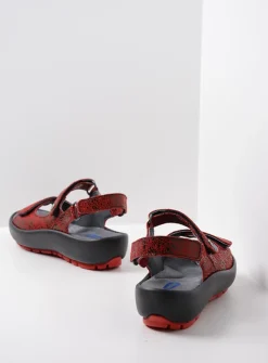 Wolky Brasilia - rood leer<DAMES Sandalen