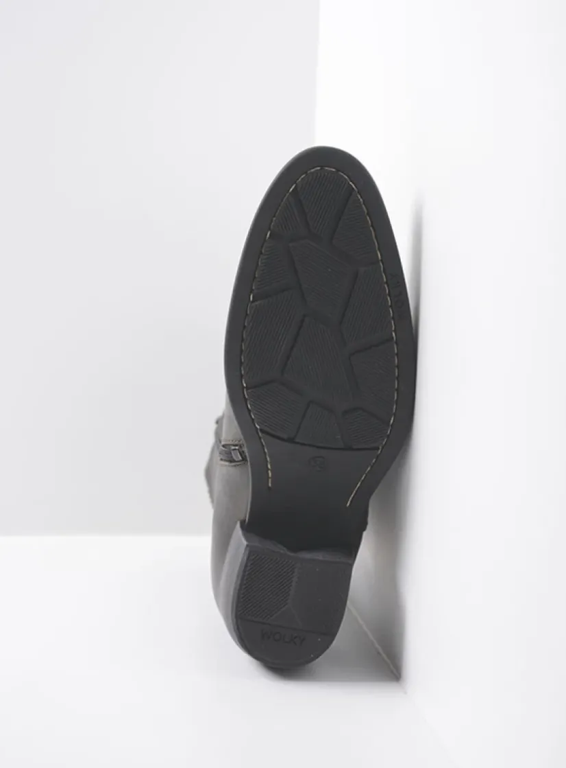 Wolky Caprock - cactus leer<DAMES Halfhoge Laarzen|Cowboylaarzen