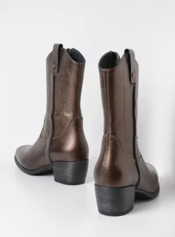 Wolky Caprock HV - brons leer<DAMES Cowboylaarzen|Herfst/Winter