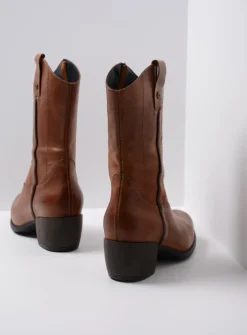 Wolky Caprock HV - cognac leer<DAMES Cowboylaarzen|Herfst/Winter
