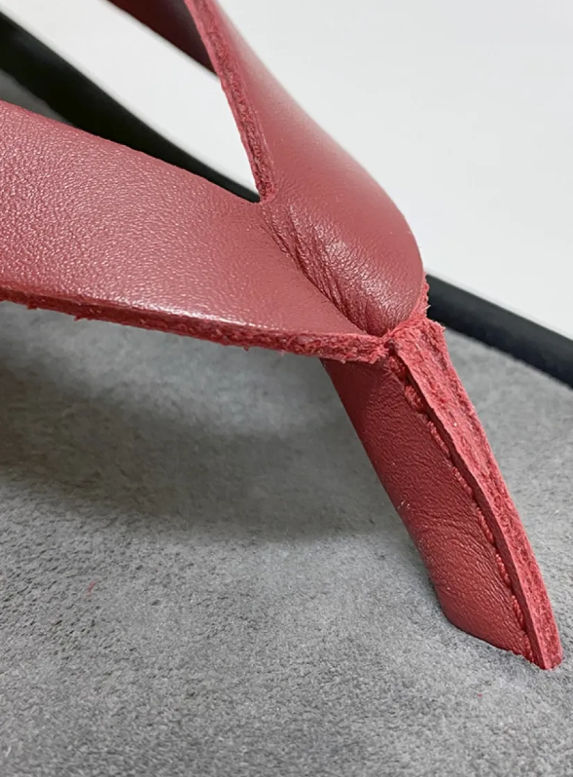 Wolky Cebu - rood leer<DAMES Sandalen