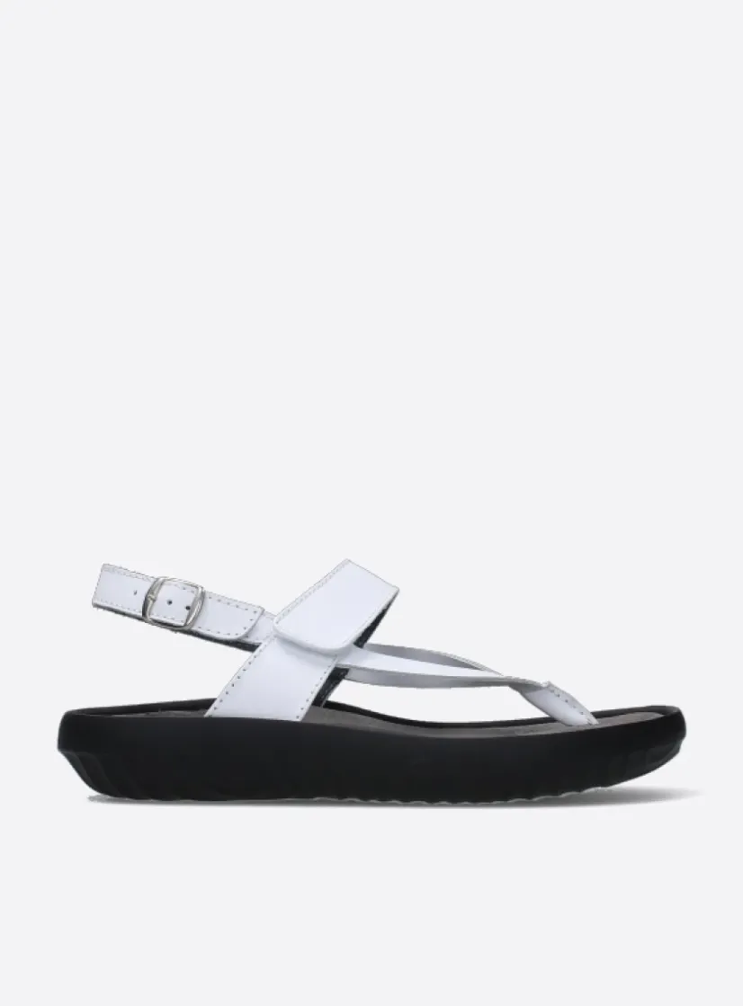 Wolky Cebu - wit leer<DAMES Sandalen