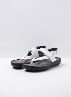 Wolky Cebu - wit leer<DAMES Sandalen