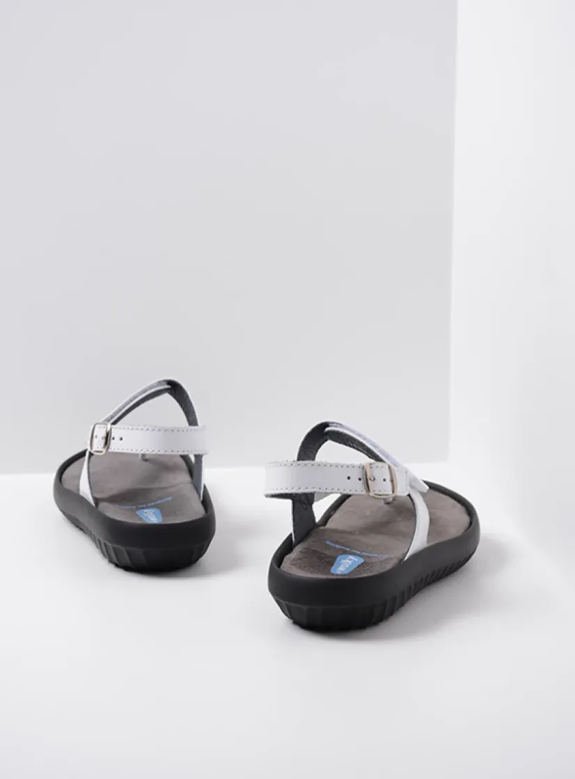 Wolky Cebu - wit leer<DAMES Sandalen