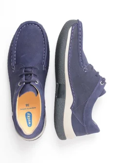 Wolky Celebration - paars nubuck<DAMES Lage Veterschoenen|Sneakers