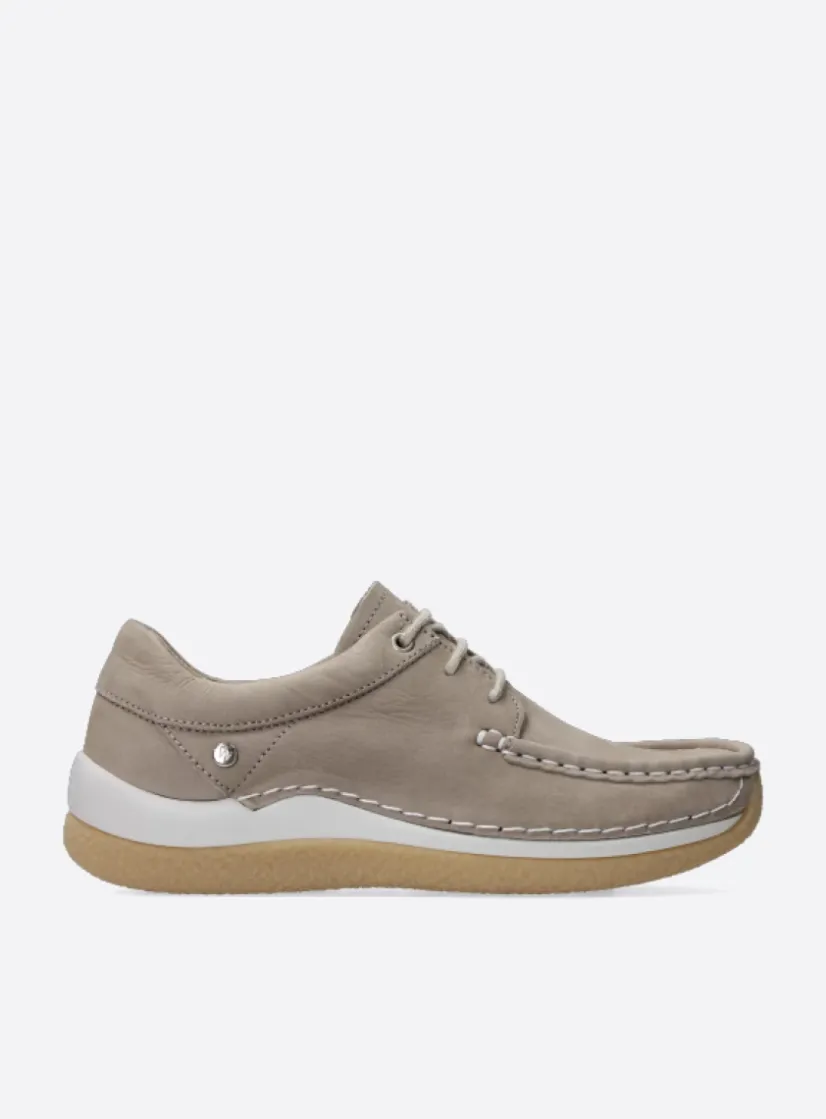 Wolky Celebration - safari nubuck<DAMES Lage Veterschoenen|Sneakers