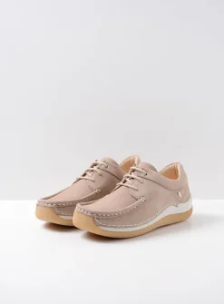 Wolky Celebration - safari nubuck<DAMES Lage Veterschoenen|Sneakers