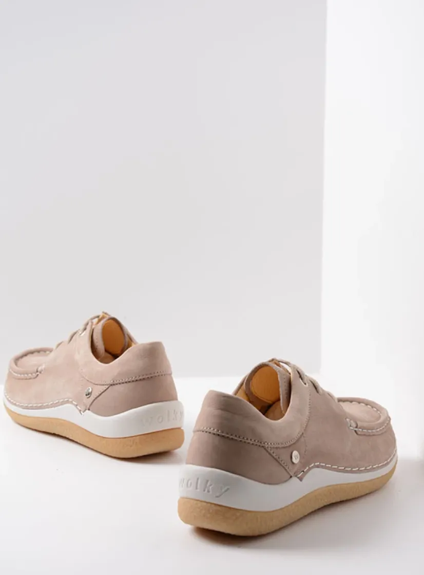 Wolky Celebration - safari nubuck<DAMES Lage Veterschoenen|Sneakers