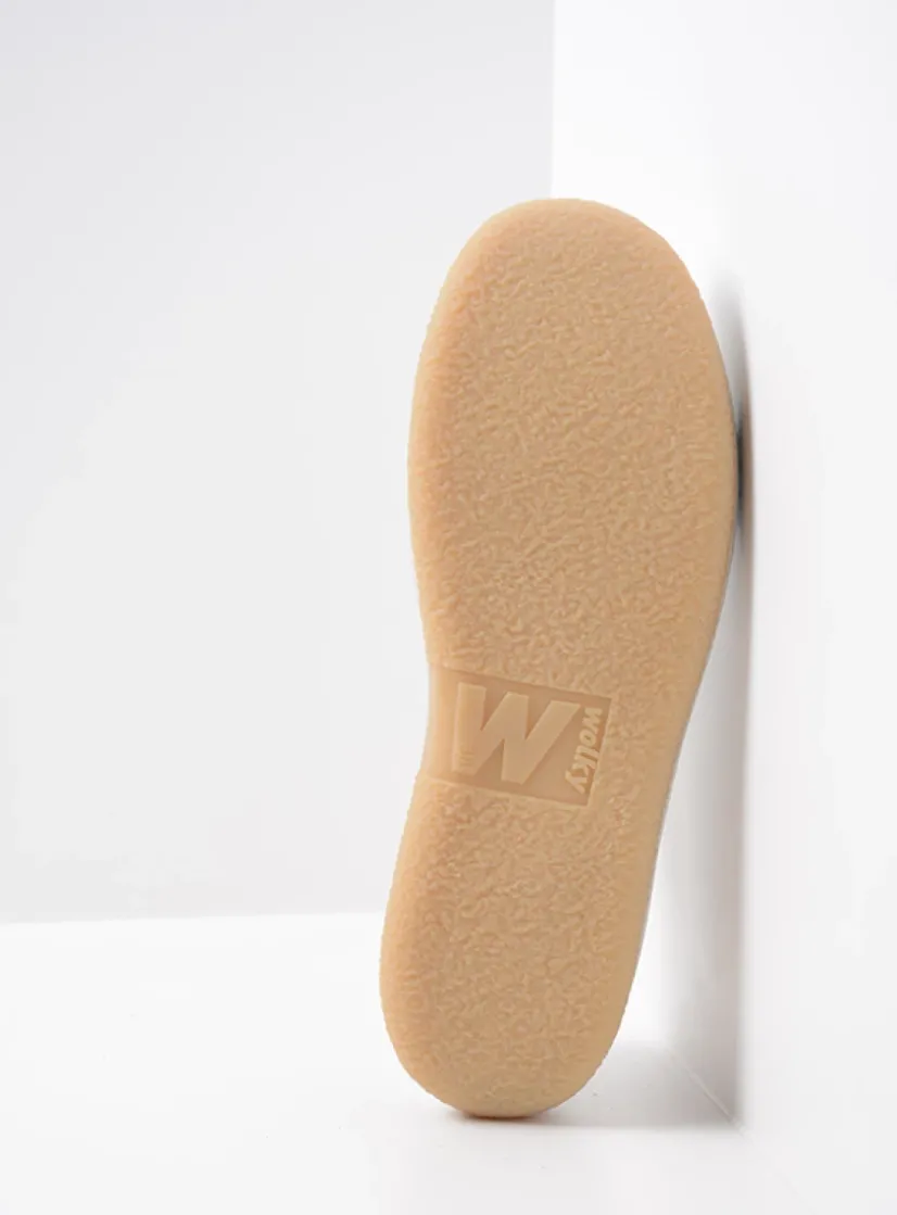 Wolky Celebration - wit leer<DAMES Lage Veterschoenen|Sneakers