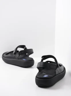 Wolky Celine XW - zwart leer<DAMES Sandalen