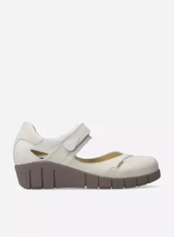 Wolky Charlotte - gebroken wit nubuck<DAMES Bandschoenen