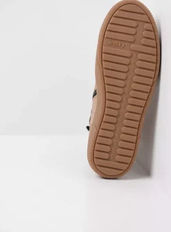 Wolky Check - safari nubuck<DAMES Hoge Veterschoenen|Veterlaarzen
