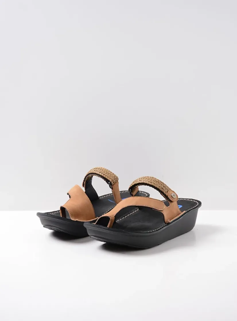 Wolky Chicama - bruin biocare<DAMES Slippers